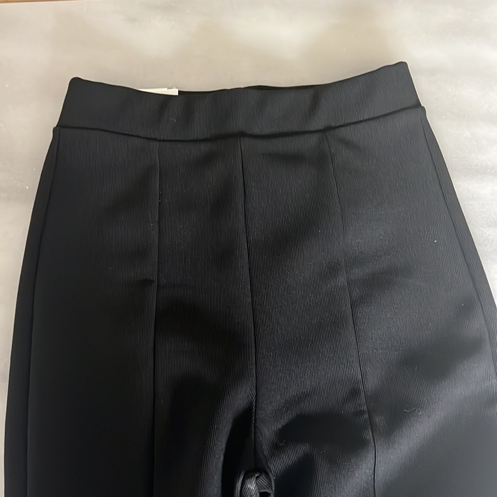 ZARA Women's Black Hi-Rise Straight Legging - Size Small - NWT - Picture 6 of 6